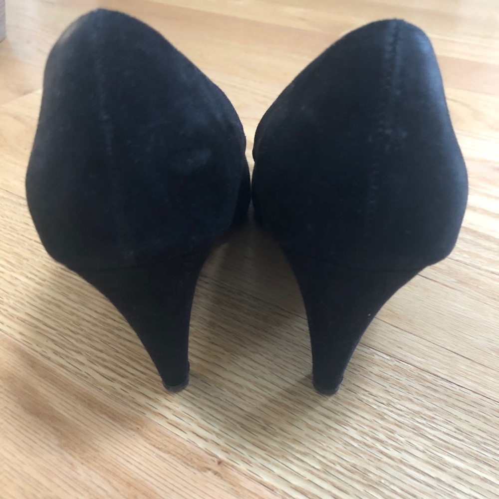 Black Suede Pumps - image 2